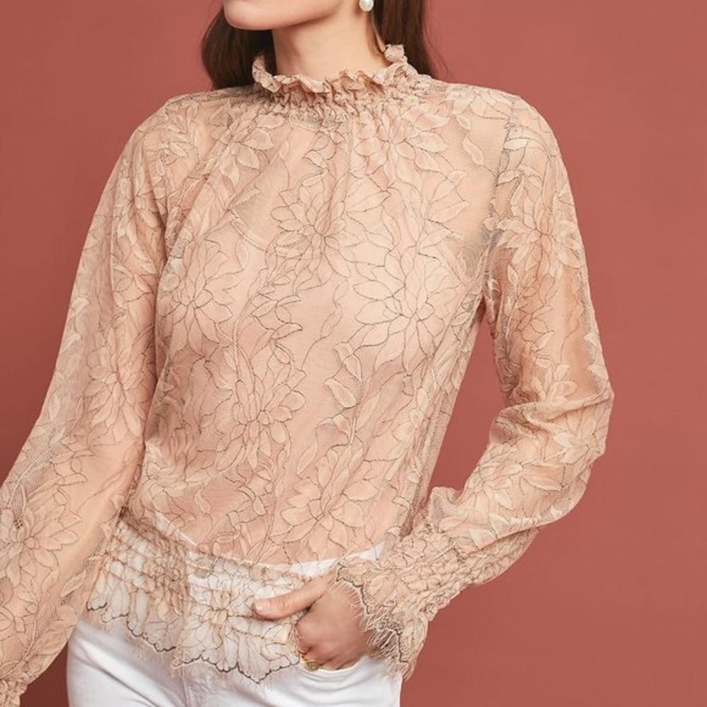 Anthropologie/Amadi Lee Lace Blouse